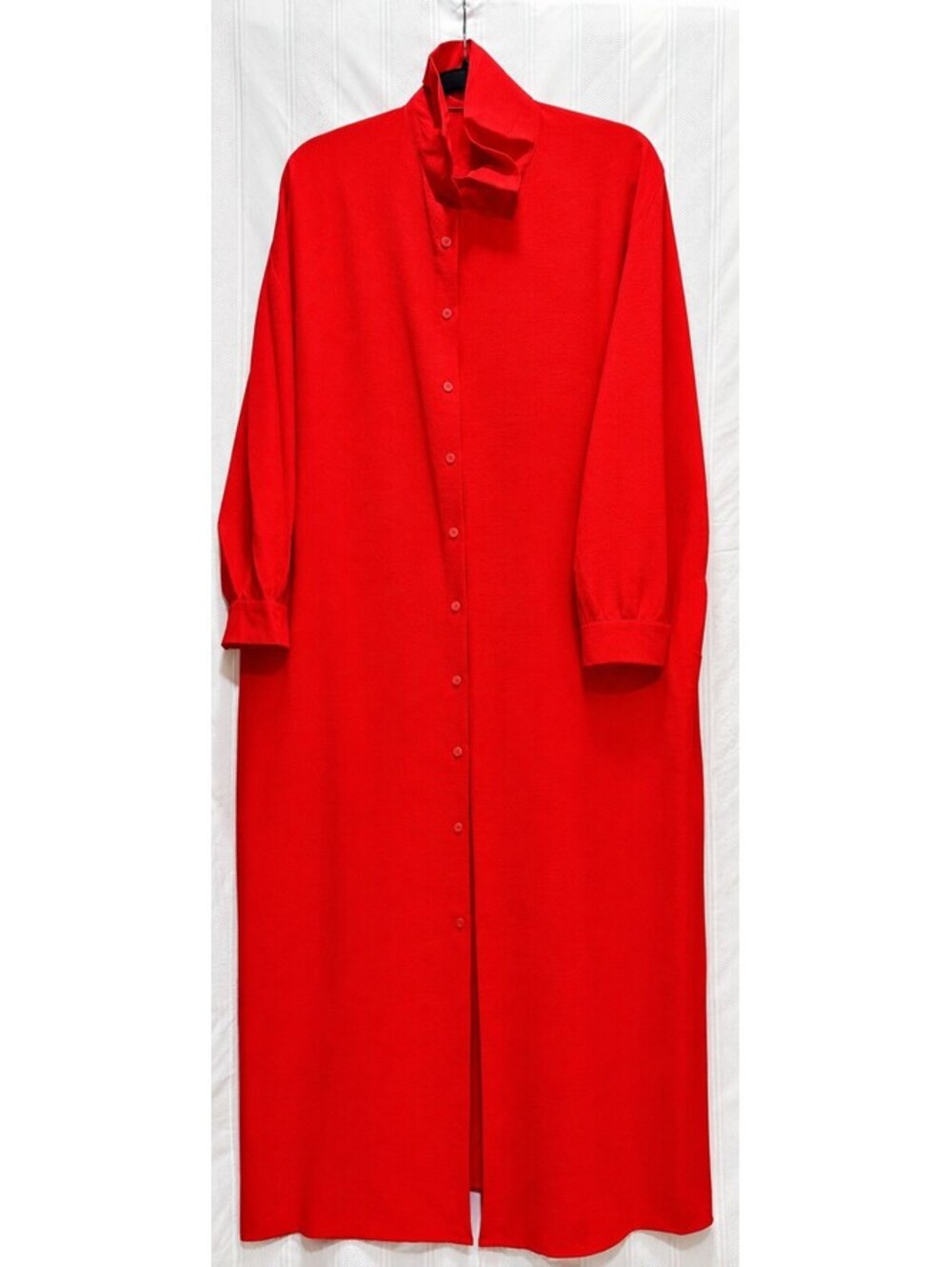 Long Sleeve Button Down Tunic With Matching Pants
